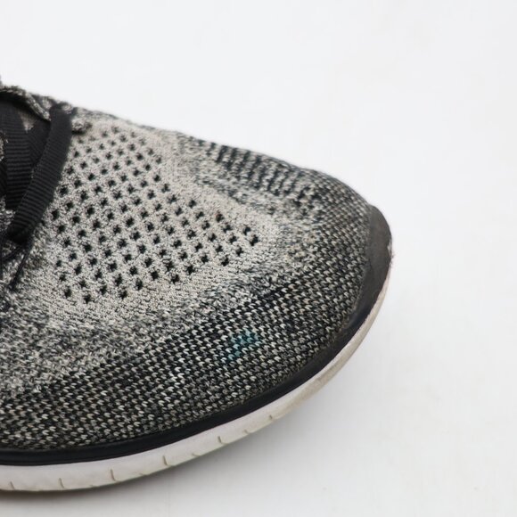 Nike Free Run Flyknit Women’s Size 9 Black Running Shoes Sneakers 942839-101 - Picture 10 of 11